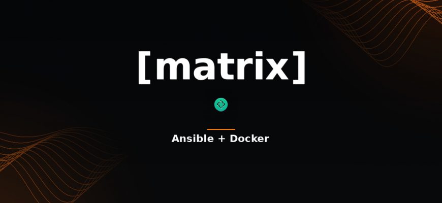 Matrix Synapse and Element — Ansible and Docker setup