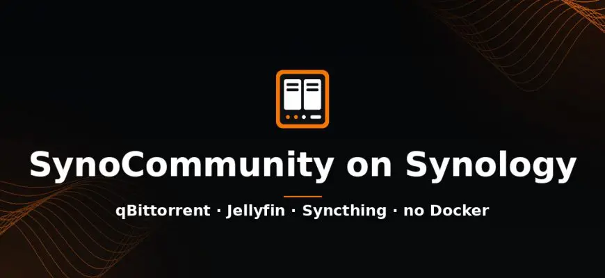 SynoCommunity on Synology: qBittorrent, Jellyfin and Syncthing without Docker