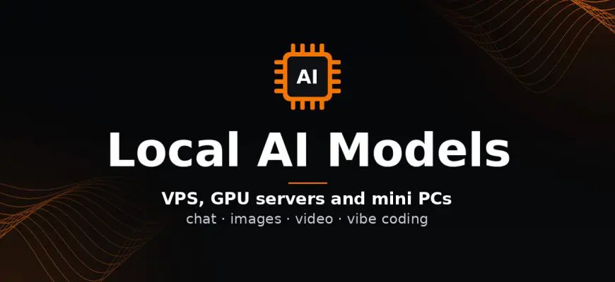 Cover: local AI models — VPS, GPU servers and mini PCs